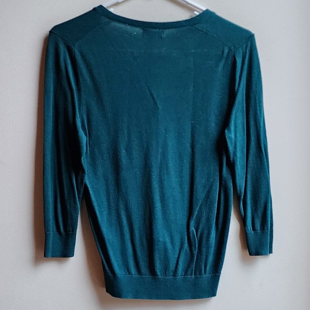 Old Navy Turquoise Button Down Cardigan Size Petite Small - Picture 12 of 12